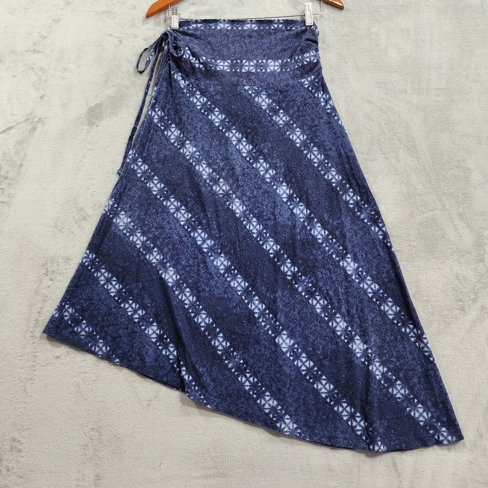 Patagonia Skirt Womens M Blue Striped Kamala Convertible Dress/Skirt Casual